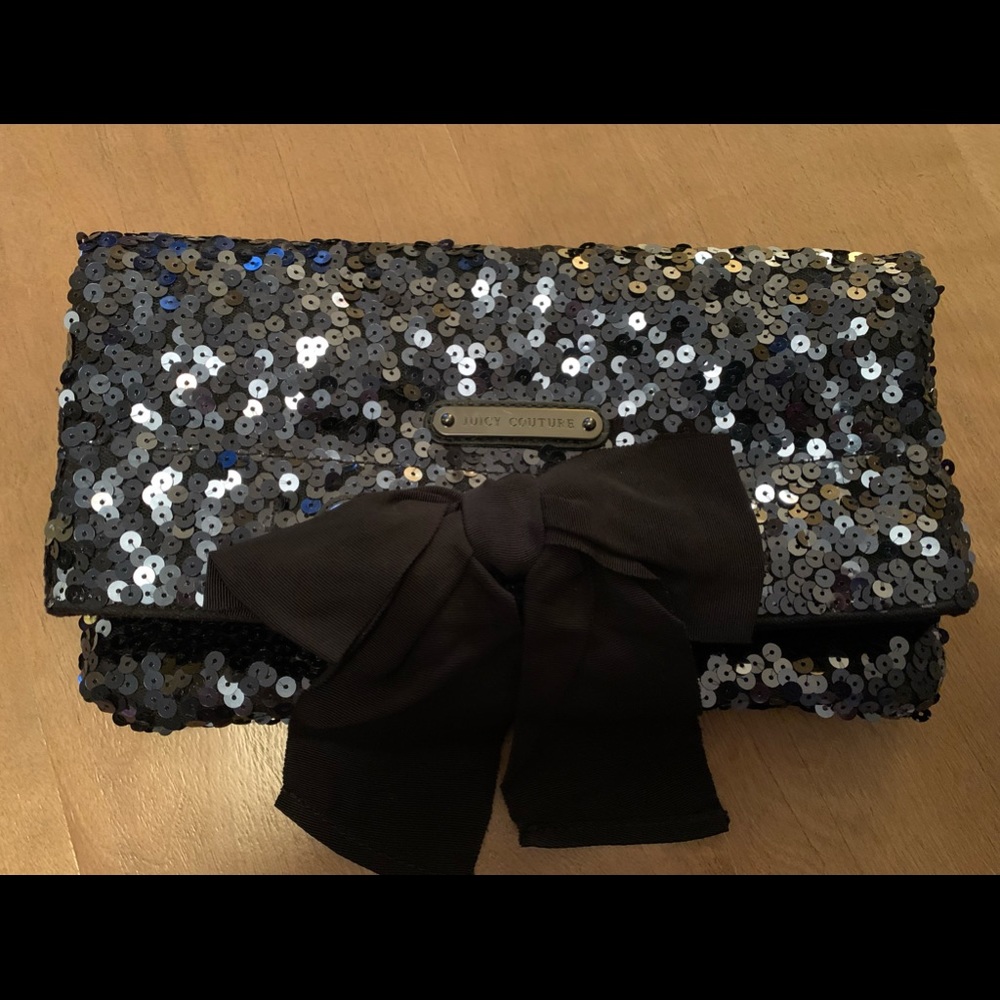 Juicy Couture sequins clutch